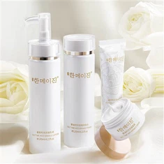 Mentega Shea Mencerahkan Set Penjagaan Kulit Anti Kedutan Anti Penuaan